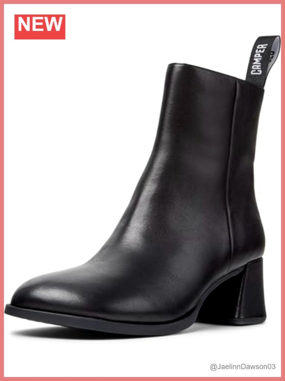Camper Women's Kora K400798 Leather Mid-Calf Zip Boots